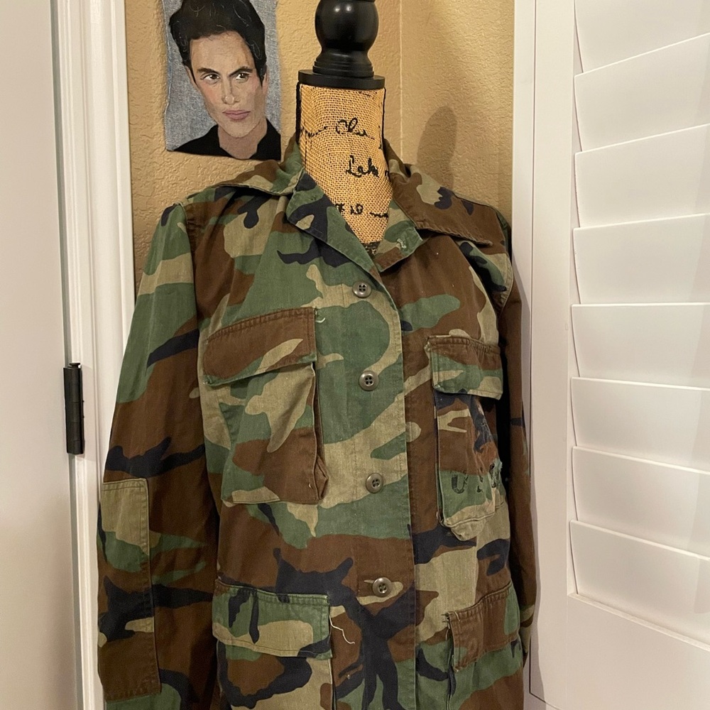 Camouflage Jean Jacket